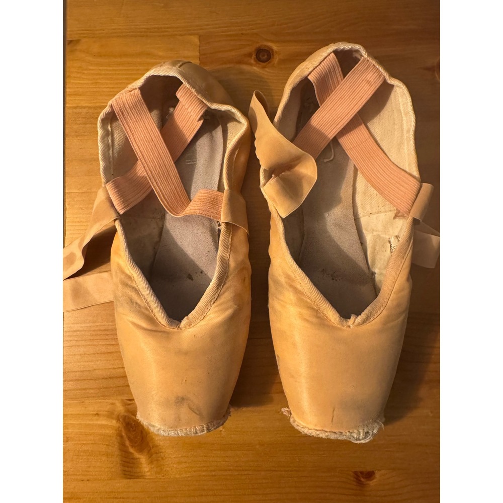 Bloch Heritage Ballet Pointe Shoes Satin Professional Dance S0180 Size 6.5 X